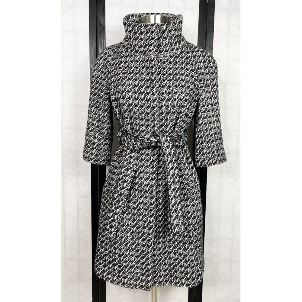 Bebe Wool Belted Coat. Size: XS